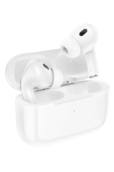 Hoco. EW63 Aktif Gürültü Engelleyici Özellikli Bluetooth 5.3 Kablosuz TWS Airpods Kulaklık - Beyaz - Resim 2