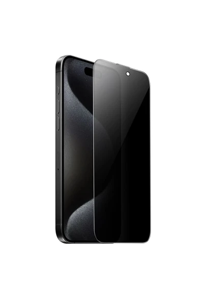 Hoco. iPhone 16 Pro 9D Dustproof Hayalet Cam Ekran Koruyucu - Siyah ürün görseli 1