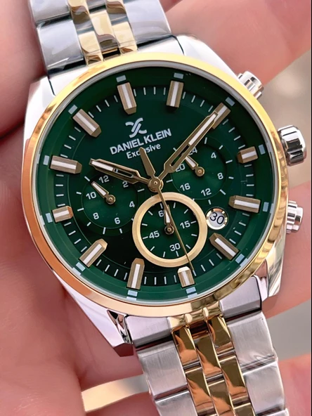 Daniel Klein Rlx Kasa Kronometreli İtalyan Tasarım Bileklik Hediyeli Garantili Erkek Kol Saati Rlx.1 - Resim 5