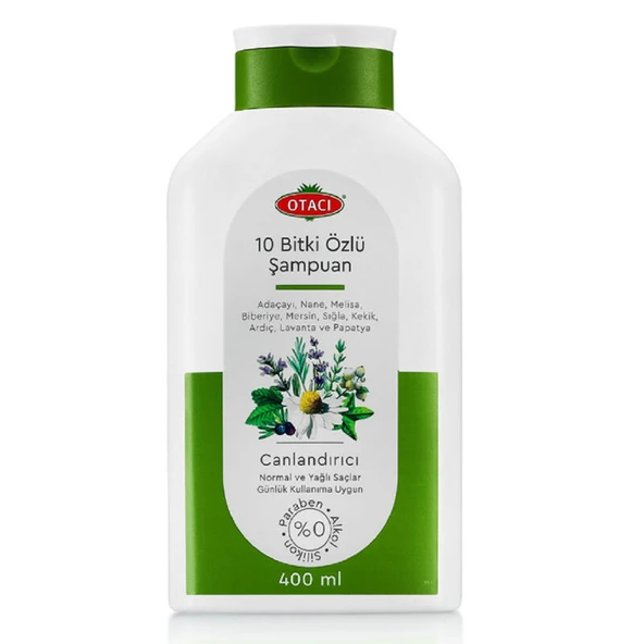 Otacı 10 Bitkili Canlandırıcı Bitki Özlü Şampuan 400ml ürün görseli