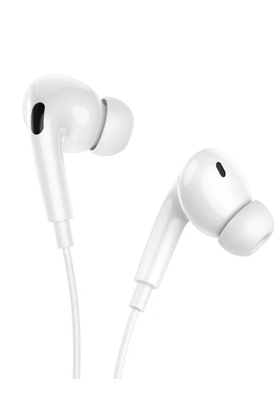 Hoco. M111 Pro Lightning Dijital Mikrofonlu Kablolu Kulaklık - Beyaz