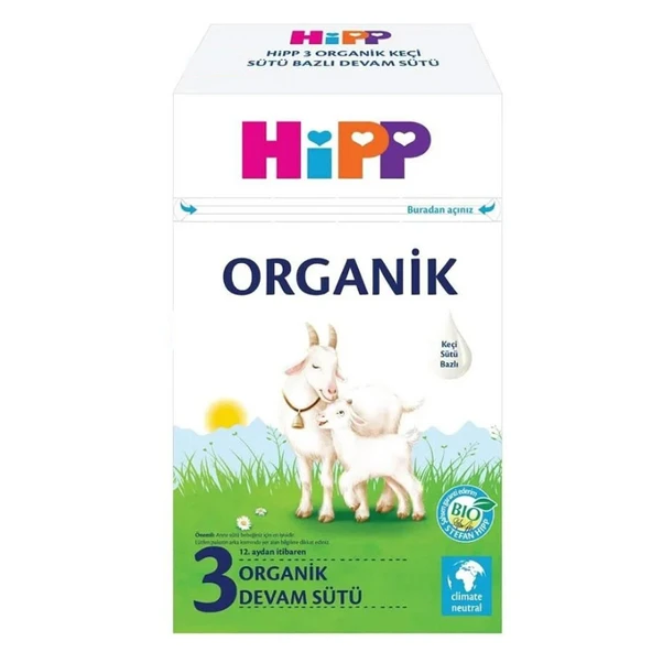 HİPP 3 Organik Keçi Sütü Bazlı Devam Sütü 400 gr ürün görseli