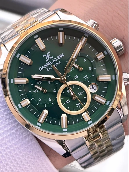 Daniel Klein Rlx Kasa Kronometreli İtalyan Tasarım Bileklik Hediyeli Garantili Erkek Kol Saati Rlx.1 - Resim 3