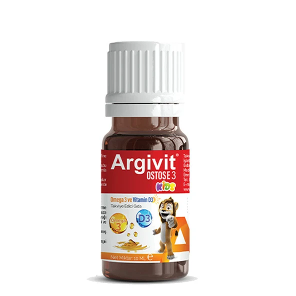 Argivit Ostosse 3 Kids 10 ml ürün görseli
