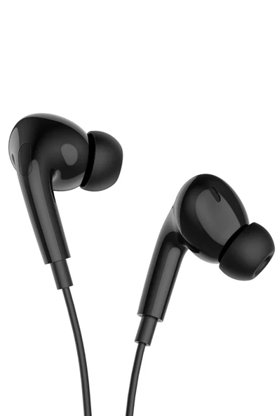 Hoco. M111 Pro Lightning Dijital Mikrofonlu Kablolu Kulaklık - Siyah - Resim 6