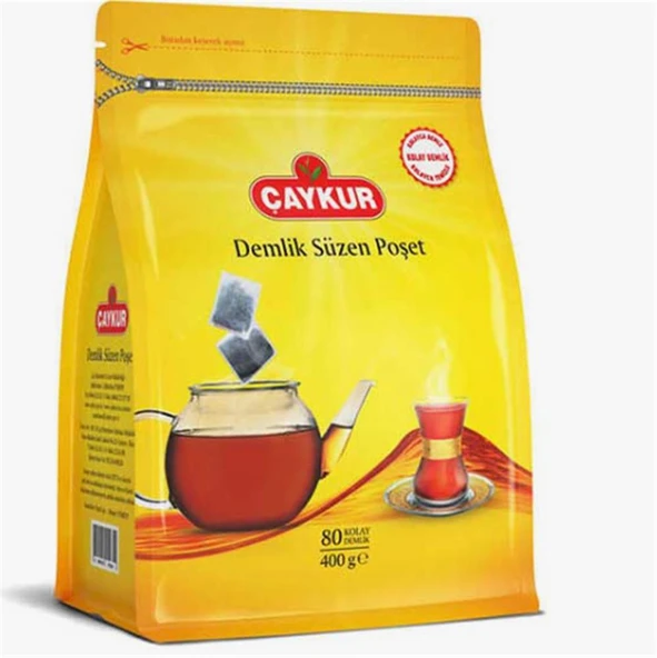 Çaykur Altın Süzen 400gr 80adet Demlik Poşet Çay ürün görseli 1
