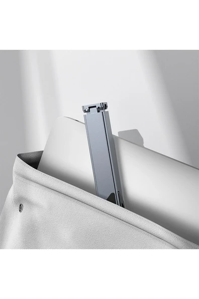 Hoco. HD9 Action Masaüstü Katlanabilir Laptop Tutucu - Gri - Resim 7