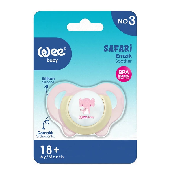 Wee Baby Damaklı Safari Emzik 18+ Ay 948 ürün görseli