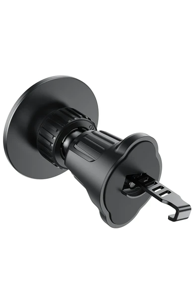 Hoco. H12 Izgara Klipsli Manyetik Araç Tutucu - Siyah - Resim 4