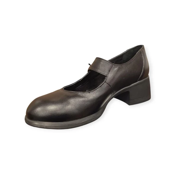 VENÜS 2555002K TOPUKLU MARY JANE DERİ KADIN AYAKKABI - Resim 9