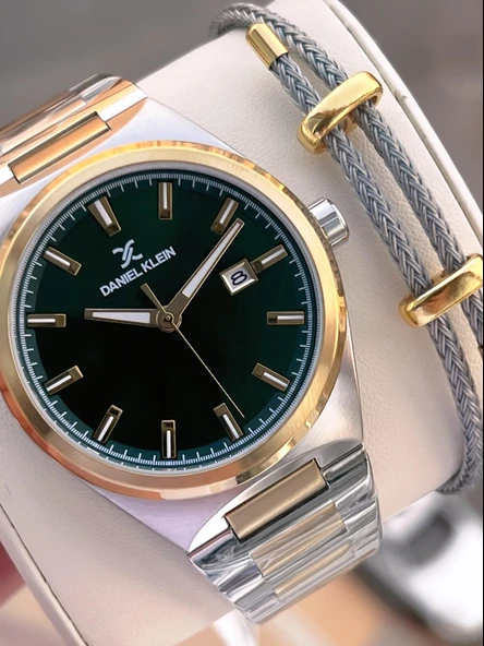 Daniel Klein İtalyan Tasarım Bileklik Hediyeli 2 Yıl Garantili 3 Atm Erkek Kol Saati ES.10886-4 ürün görseli