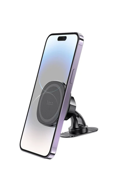 Hoco. H35 Cheetah Yapışkanlı Manyetik Magsafe Araç Tutucu - Siyah - Resim 12