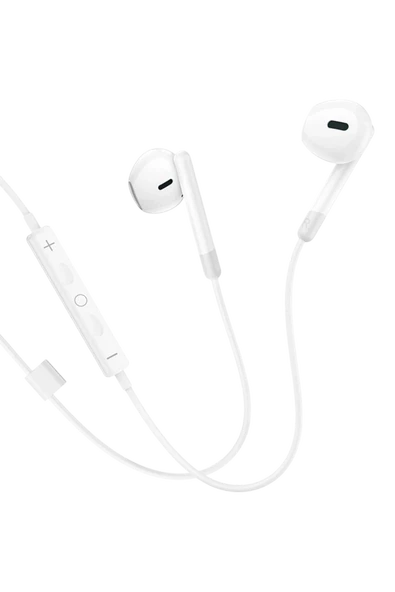 Hoco. M109 3.5mm Mikrofonlu Kablolu Kulaklık - Beyaz - 2