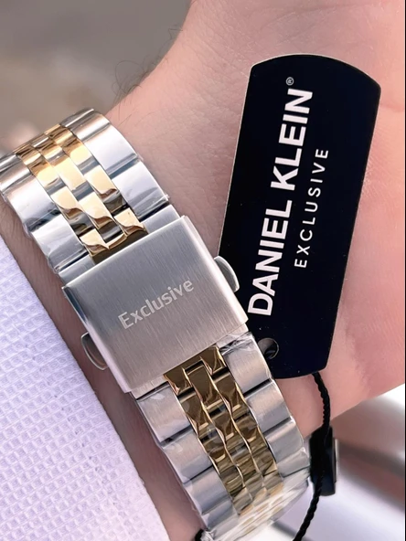 Daniel Klein Rlx Kasa Kronometreli İtalyan Tasarım Bileklik Hediyeli Garantili Erkek Kol Saati Rlx.1 - Resim 6