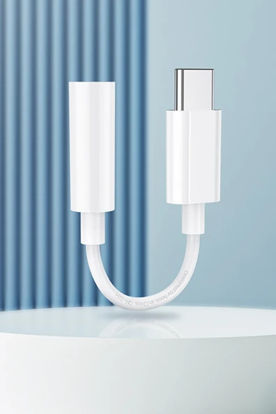 Hoco. LS35 Type-C to Aux Kablo - Beyaz - Resim 4