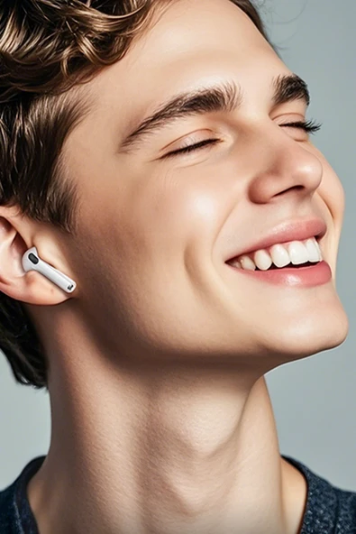 Hoco. EW84 BT 5.4 TWS Bluetooth Kablosuz Kulaklık - Beyaz - Resim 6