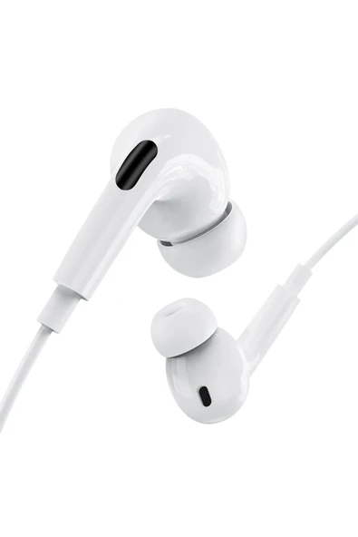 Hoco. M111 Pro Lightning Dijital Mikrofonlu Kablolu Kulaklık - Beyaz - 7