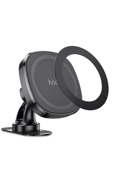 Hoco. H35 Cheetah Yapışkanlı Manyetik Magsafe Araç Tutucu - Siyah - Resim 11
