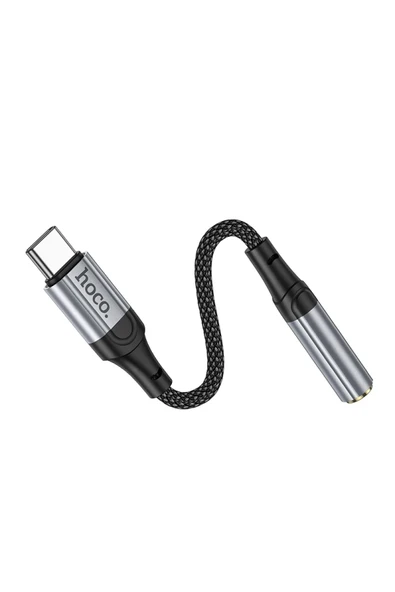 Hoco. LS36 Type-C to Aux Dönüştürücü - Siyah - Resim 6
