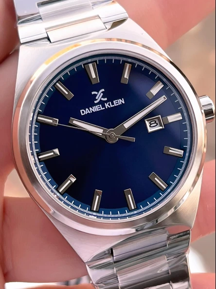 Daniel Klein İtalyan Tasarım Bileklik Hediyeli 2 Yıl Garantili 3 Atm Erkek Kol Saati ES.13861-3 - Resim 4