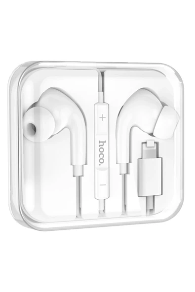 Hoco. M111 Pro Lightning Dijital Mikrofonlu Kablolu Kulaklık - Beyaz - 3