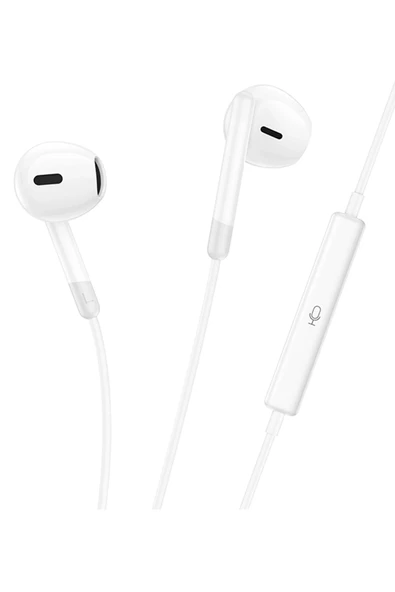 Hoco. M109 Type-C Mikrofonlu Kablolu Kulaklık - Beyaz - 3