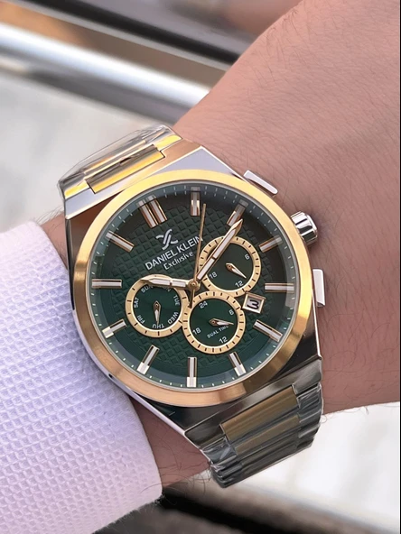 Daniel Klein İtalyan Tasarım Bileklik Hediyeli 2 Yıl Garantili Suya Dayanıklı Erkek Kol Saati XY.5 - Resim 4