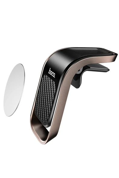 Hoco. CA74 Izgara Klipsli Manyetik Araç Tutucu - Siyah - Gri - Resim 6