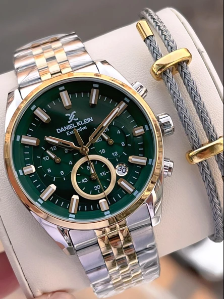 Daniel Klein Rlx Kasa Kronometreli İtalyan Tasarım Bileklik Hediyeli Garantili Erkek Kol Saati Rlx.1 ürün görseli