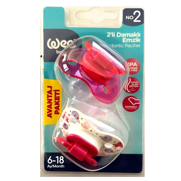 Wee Baby 2 li Damaklı Emzik Avantaj Paketi 6-18 Ay 438 ürün görseli