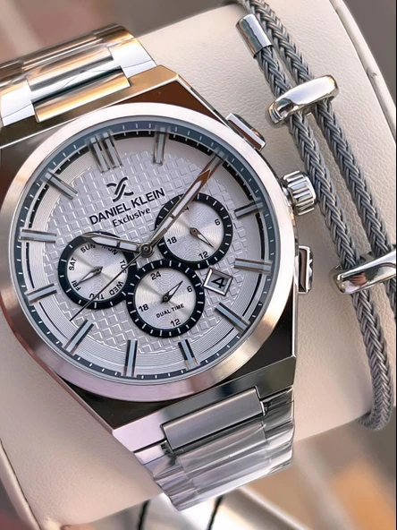 Daniel Klein İtalyan Tasarım Bileklik Hediyeli 2 Yıl Garantili Suya Dayanıklı Erkek Kol Saati XY.3 ürün görseli