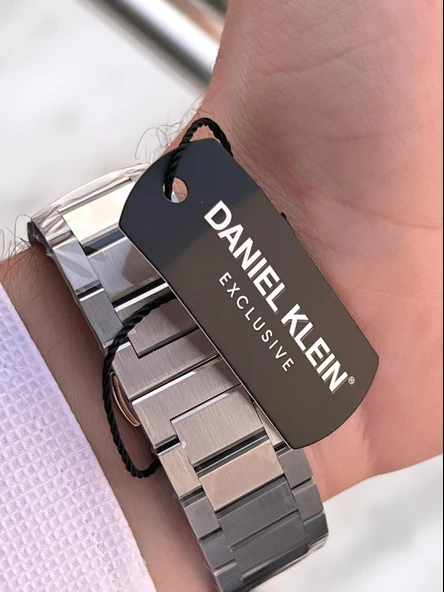 Daniel Klein Prx Kasa Kronometreli İtalyan Tasarım Bileklik Hediyeli Garantili Erkek Kol Saati PRx.3 - Resim 6