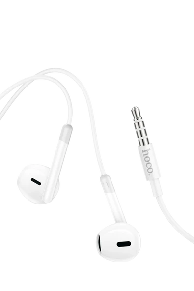 Hoco. M109 3.5mm Mikrofonlu Kablolu Kulaklık - Beyaz - 4