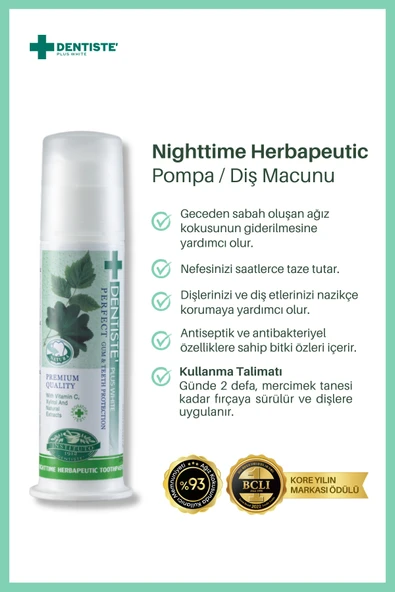 DENTİSTE PLUS WHİTE 120 GR POMPALI - 2
