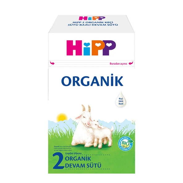 HİPP 2 Organik Keçi Sütü Bazlı Devam Sütü 400 gr ürün görseli