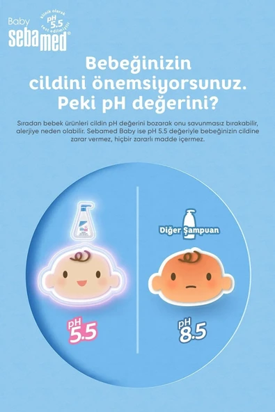 SEBAMED BEBE ŞAMPUANI 250 ML - 6