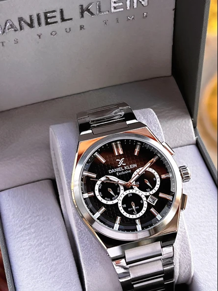 Daniel Klein İtalyan Tasarım Bileklik Hediyeli 2 Yıl Garantili Suya Dayanıklı Erkek Kol Saati PRx.2 - Resim 2