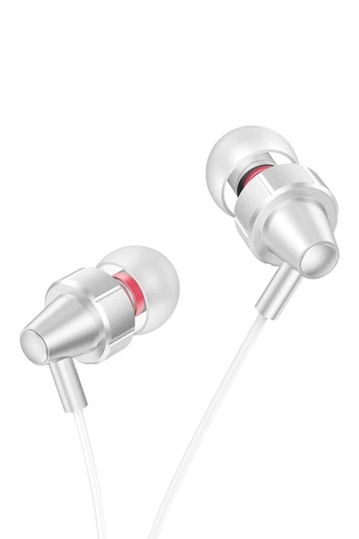 Hoco. M90 Delight 1.2M Type-C Dijital Mikrofonlu Kablolu Kulaklık - Gümüş - Resim 3