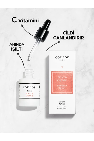 CODAGE NO 3 ENERGIE SERUM - 3