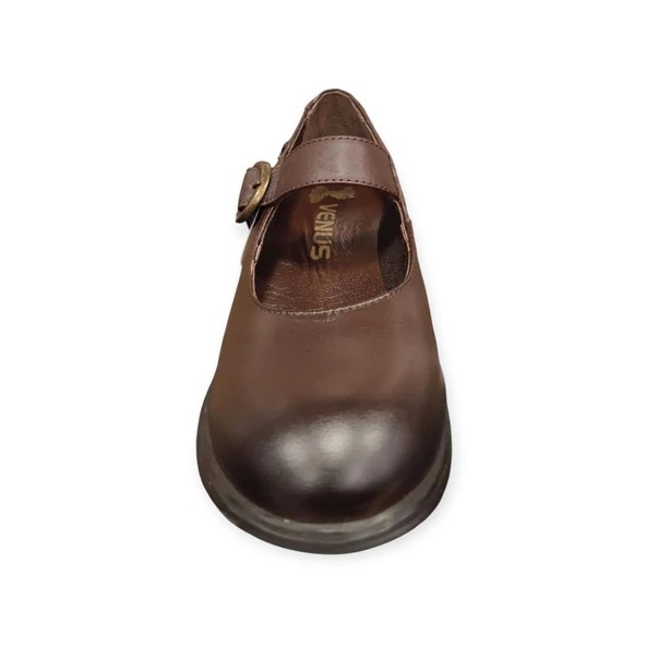 VENÜS 2555002K TOPUKLU MARY JANE DERİ KADIN AYAKKABI - Resim 6