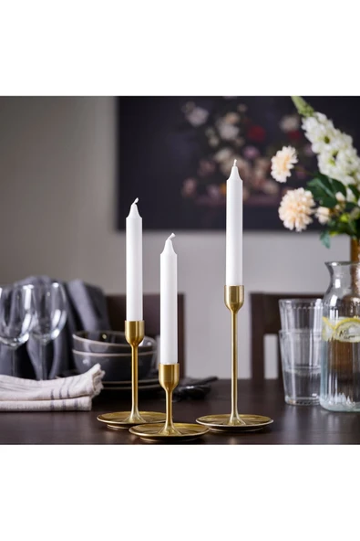 COZY ROOM - Fulltalıg Şamdan, Üçlü, Bronz - Resim 3