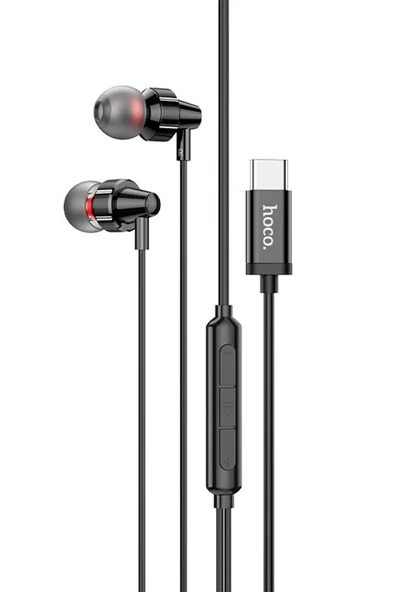 Hoco. M90 Delight 1.2M Type-C Dijital Mikrofonlu Kablolu Kulaklık - Siyah - Resim 5