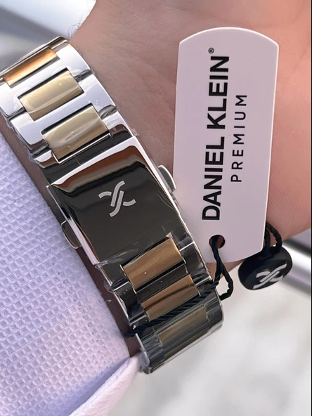 Daniel Klein İtalyan Tasarım Bileklik Hediyeli 2 Yıl Garantili 3 Atm Erkek Kol Saati ES.10886-4 - Resim 5