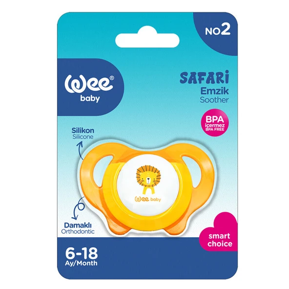 Wee Baby Damaklı Safari Emzik 6-18 Ay 947 ürün görseli
