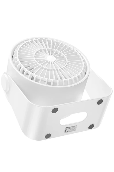 Hoco. HX66 Masaüstü Hava Sirkülasyon Soğutucu Fan - Beyaz - Resim 6
