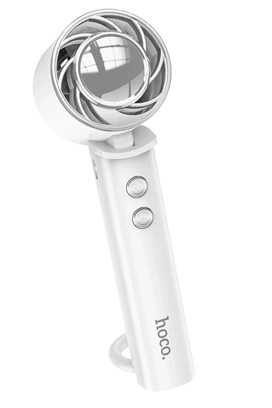 Hoco. HX61 Exquisite El Tipi ve Masaüstü Katlanabilir Soğutucu Fan - Beyaz - Resim 8