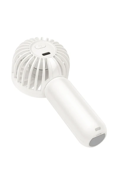 Hoco. HX60 Nimble El Tipi ve Masaüstü Soğutucu Fan - Beyaz - Resim 11