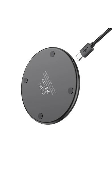 Hoco. CW6 Pro Easy 15W 1M Kablosuz Magsafe Şarj Cihazı - Siyah - Resim 5