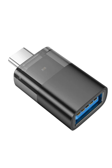 Hoco. UA36B Tak Çalıştır Type-C to USB 3.0 Dönüştürücü - Gold - Resim 11
