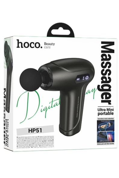 Hoco. HP51 Sessiz Mini Kablosuz Masaj Aleti - Siyah - Resim 6